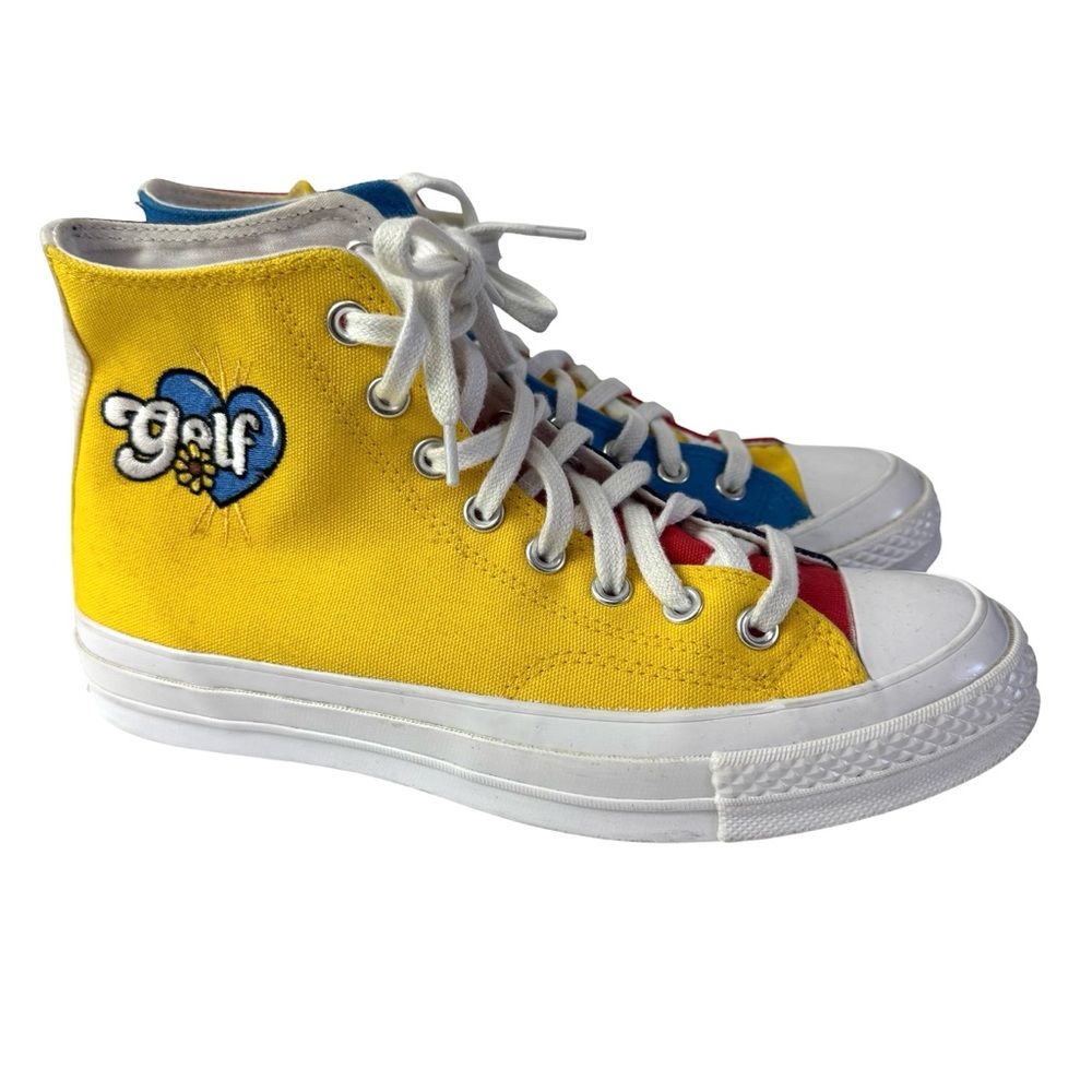 Converse Chuck 70 Hi Golf Le Fleur Blue Yellow Red 169910C Size 9 Women / 7 Men